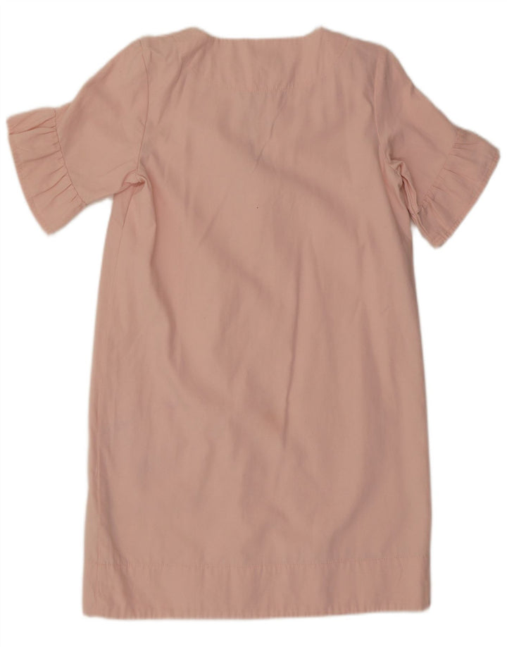 Whistles Rochie Shift pentru femei UK 10 Small Pink Bumbac