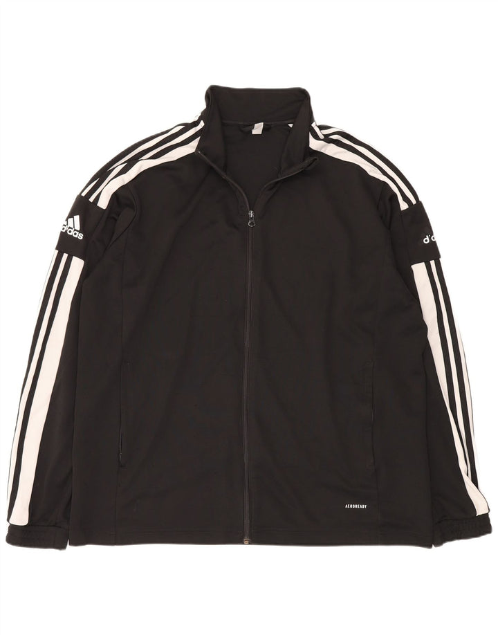 Jachetă de trening Adidas Aeroready Graphic pentru bărbați, 2XL, poliester negru