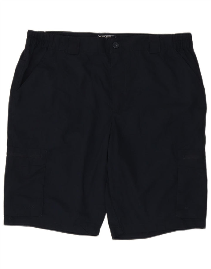 Pantaloni scurți cargo pentru bărbați Mountain Warehouse W36 poliester mari bleumarin