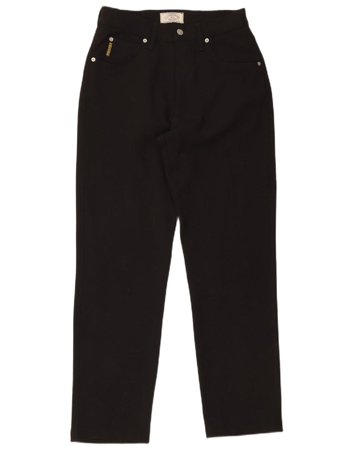 Pantaloni casual slim pentru femei Armani L31 L31 Lână neagră