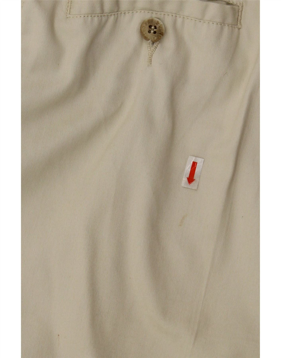 CHERVO Womens Pegged Chino Shorts EU 38 Medium W28  Beige Cotton Vintage Chervo and Second-Hand Chervo from Messina Hembry 