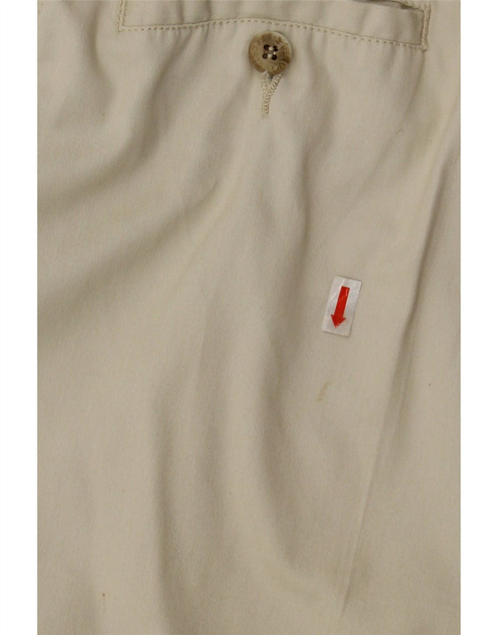 CHERVO Womens Pegged Chino Shorts EU 38 Medium W28  Beige Cotton Vintage Chervo and Second-Hand Chervo from Messina Hembry 