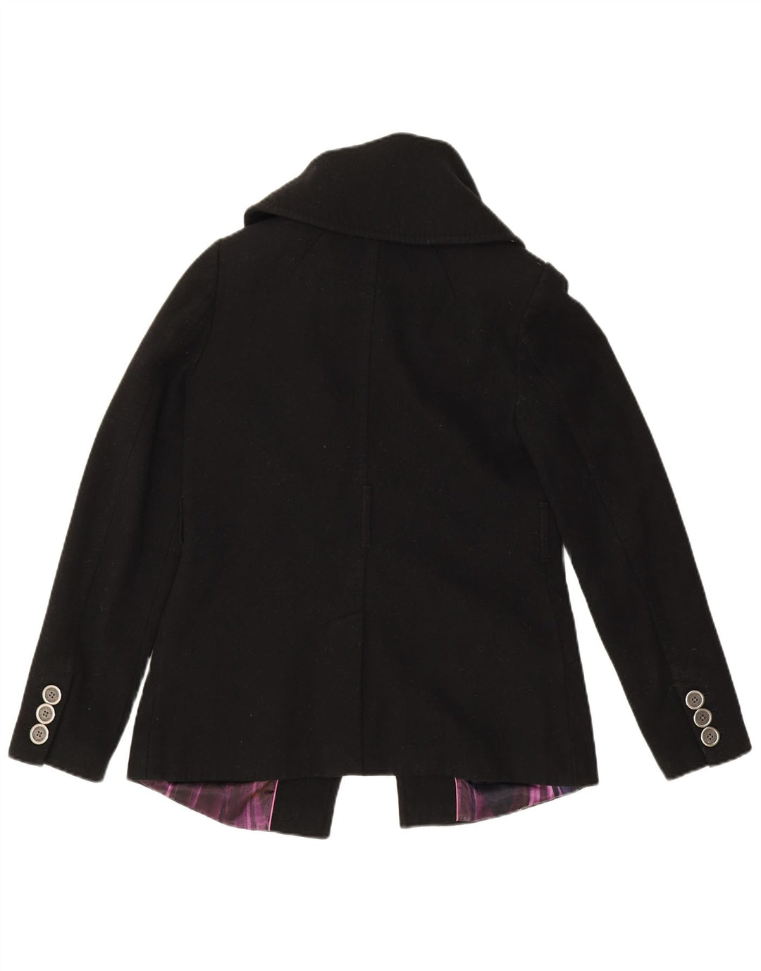 Jachetă blazer Ted Baker pentru femei, cu tăiere largă, mărimea 1 XS neagră