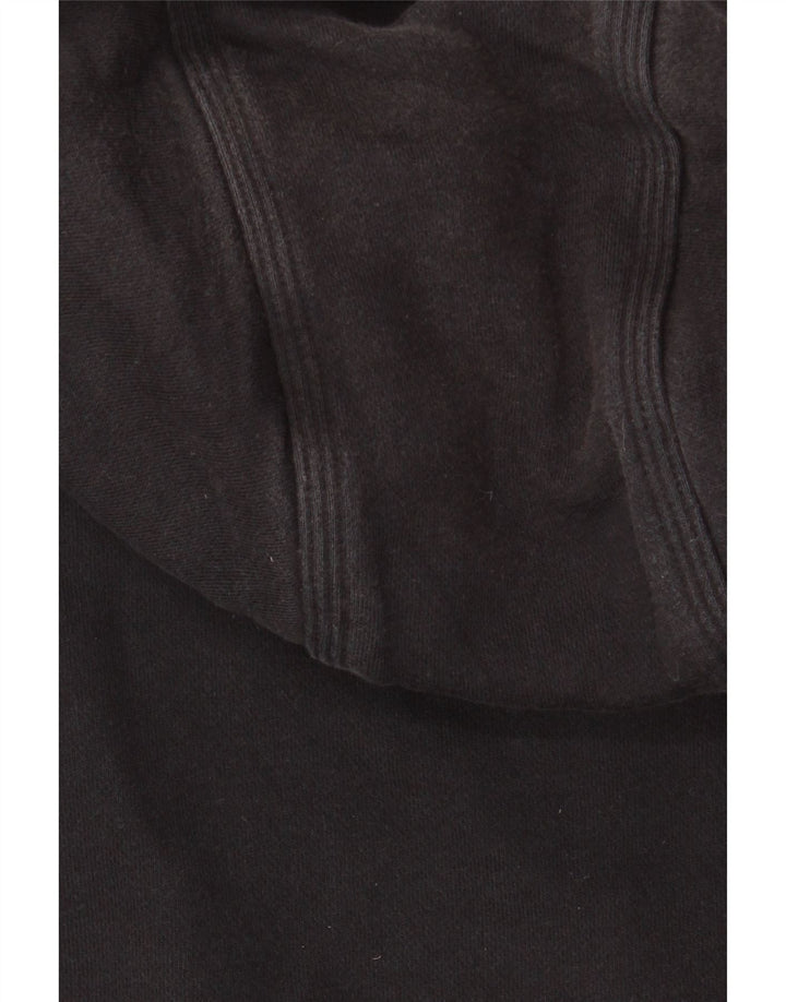 Pulover Nike pentru bărbați, cu fermoar, bumbac, negru