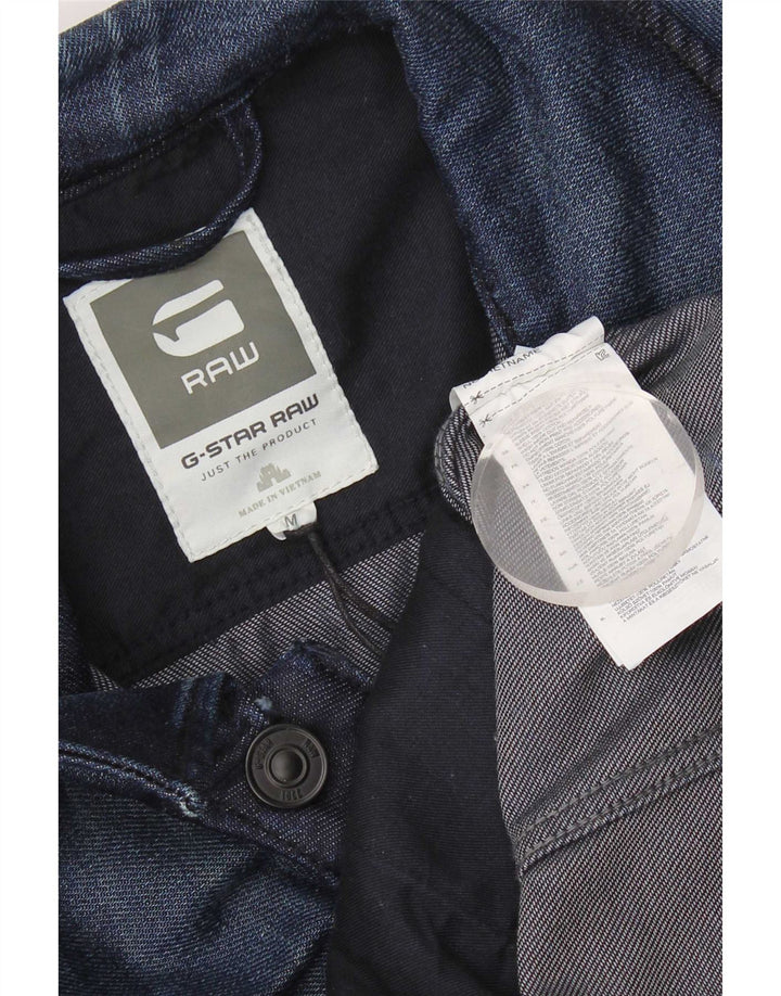 Jachetă de blugi pentru femei G-Star UK 12 Medium bleumarin din bumbac color bloc