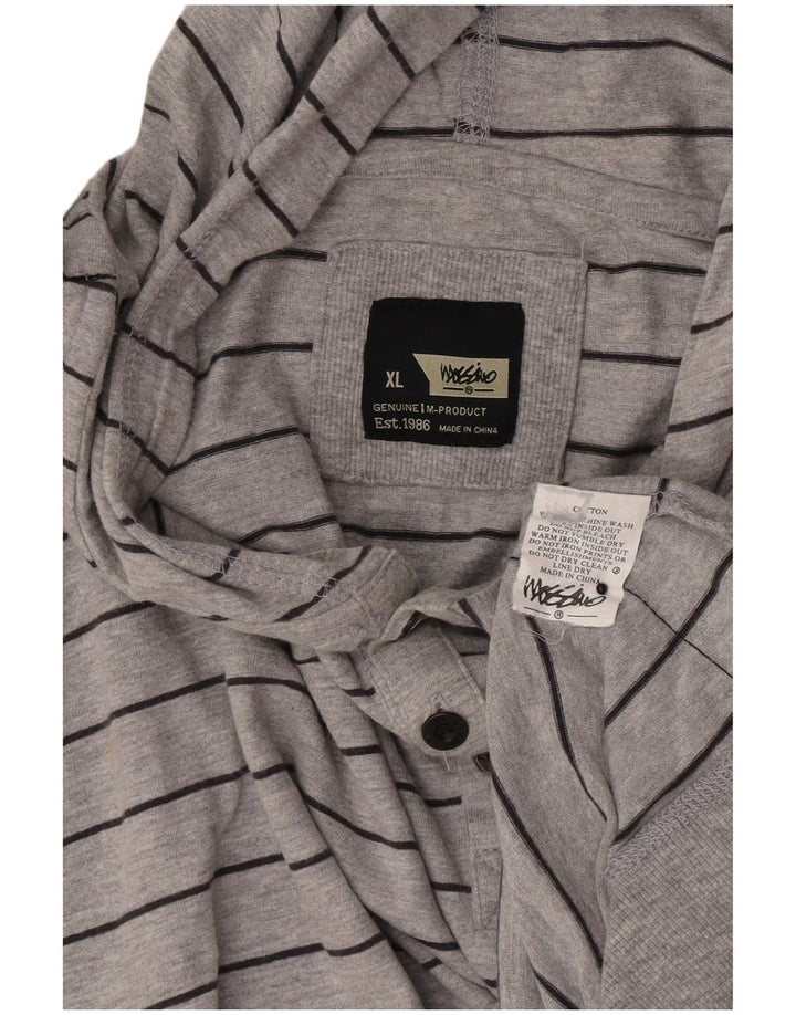 Pulover Mossimo pentru bărbați, XL, bumbac cu dungi gri