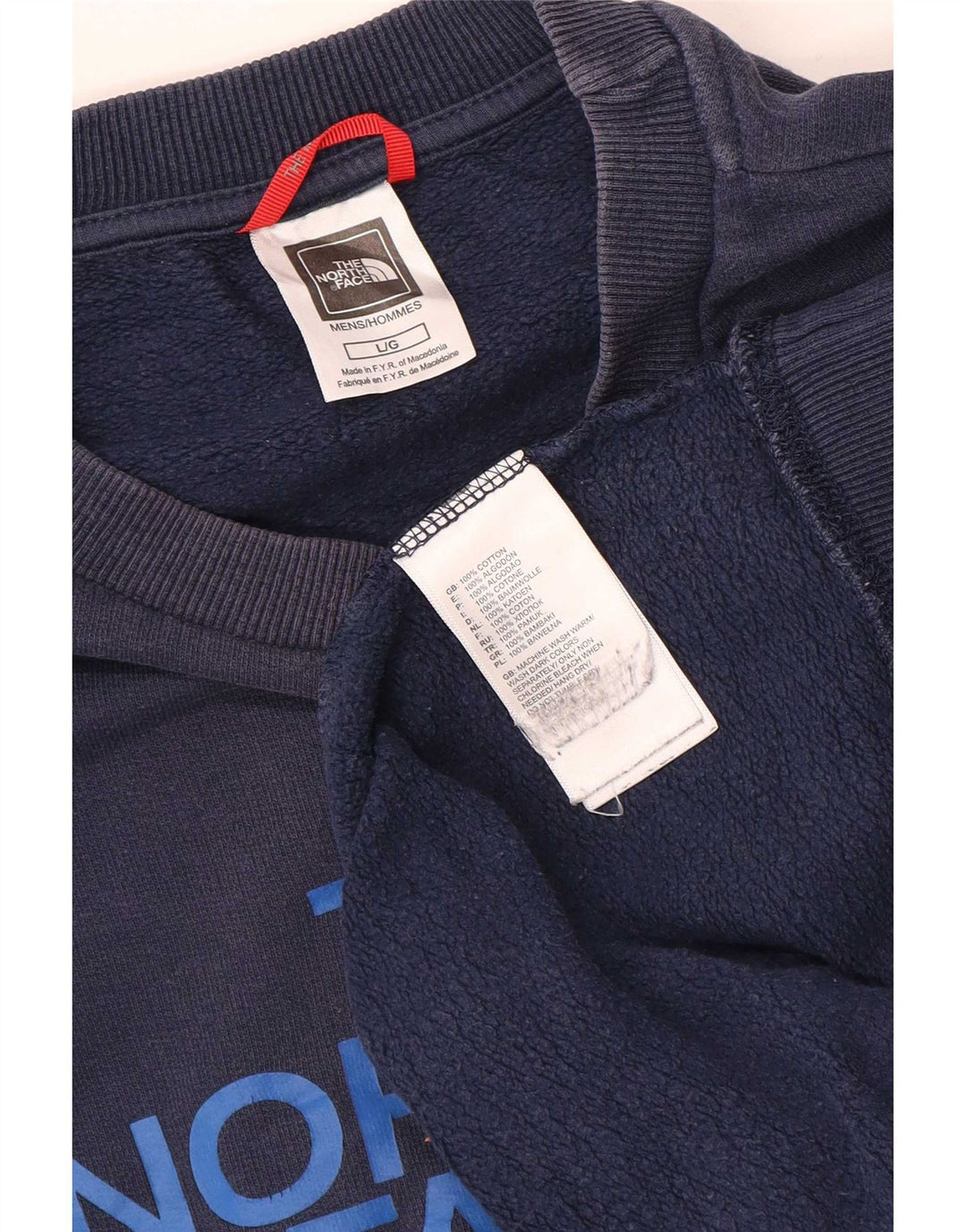 Pulover pentru bărbați The North Face Graphic Regular Fit, mare, bleumarin