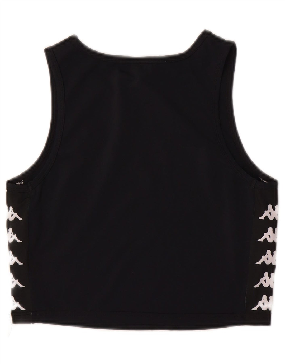 Top cu vestă cu grafică pentru femei Kappa UK 12 Medium Black