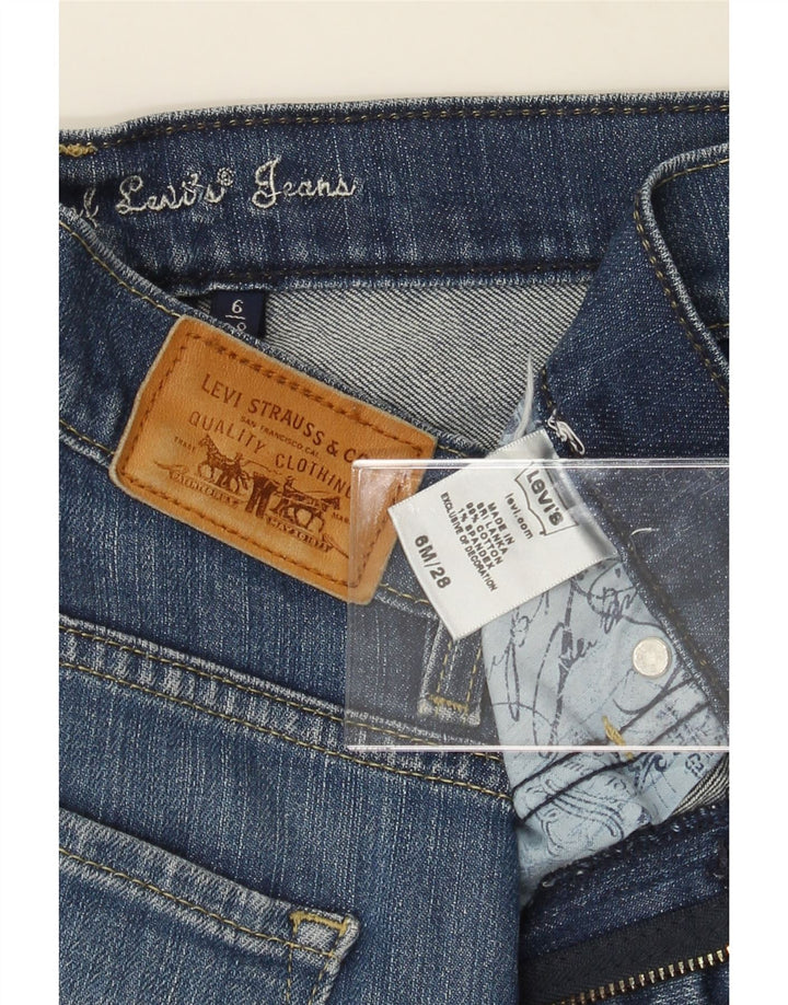LEVI'S Womens Skinny Jeans US 6 Medium W28 L32 Blue Cotton Vintage Levi's and Second-Hand Levi's from Messina Hembry 