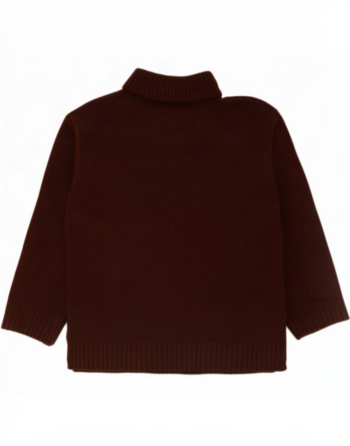 Pulover pentru femei Marks & Spencer cu gât rulat, UK 14 Burgundy mediu