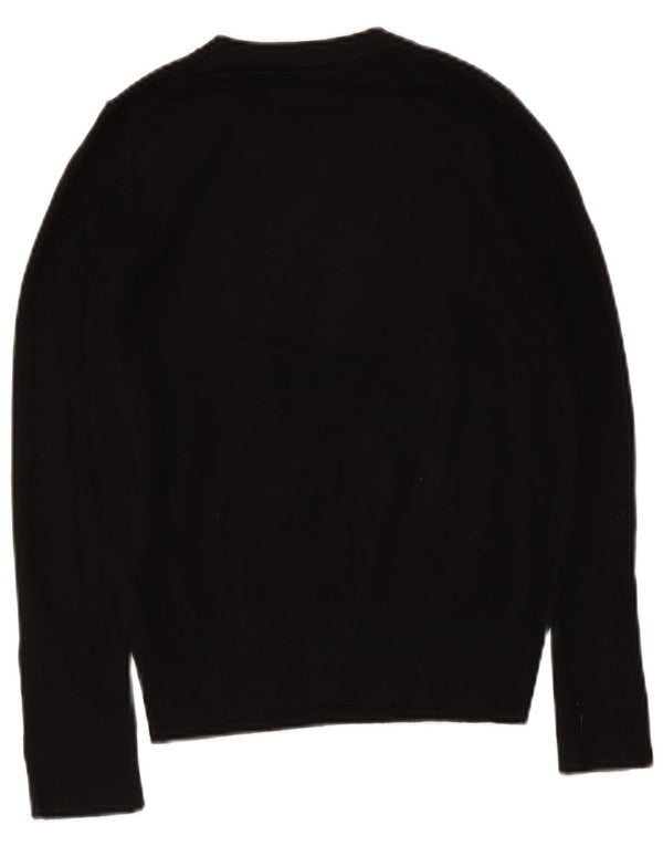 Pulover pentru femeie Zara cu gât de barcă UK 12 Medium Negru