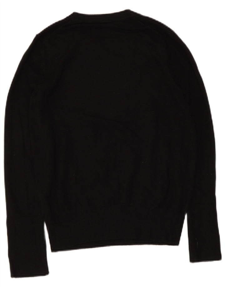 Pulover pentru femeie Zara cu gât de barcă UK 12 Medium Negru