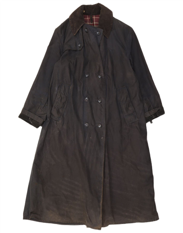 Pardesiu pentru femei Barbour din bumbac cerat UK 12, mediu, bleumarin, bumbac