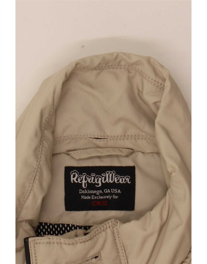 Jachetă de ploaie pentru bărbați Refrigiwear UK 38 Medium Bej Nailon
