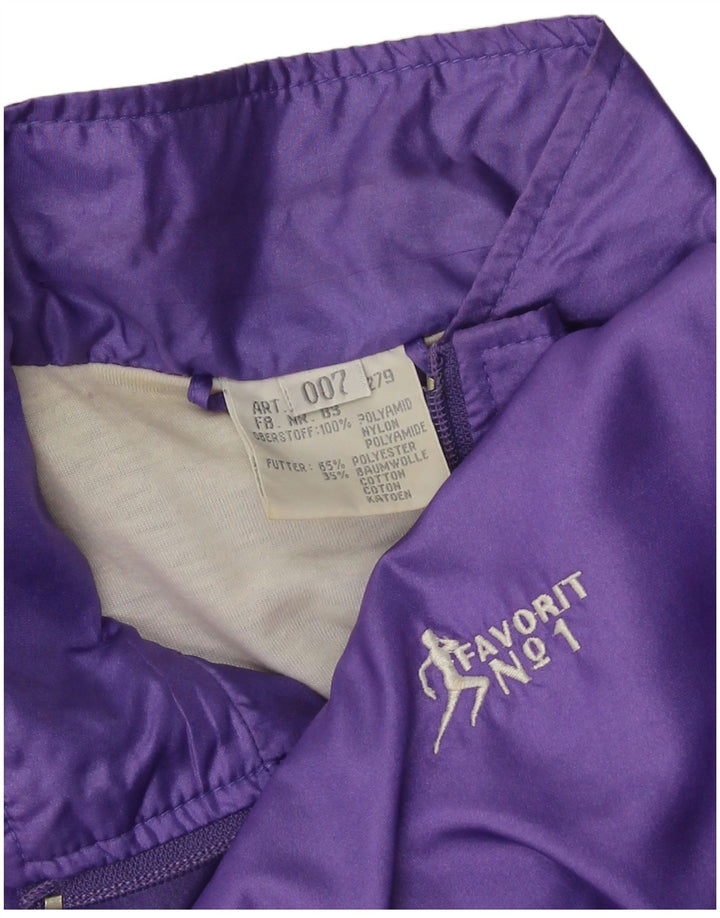 Jachetă de trening vintage pentru bărbați, 2XL, mov, poliamidă