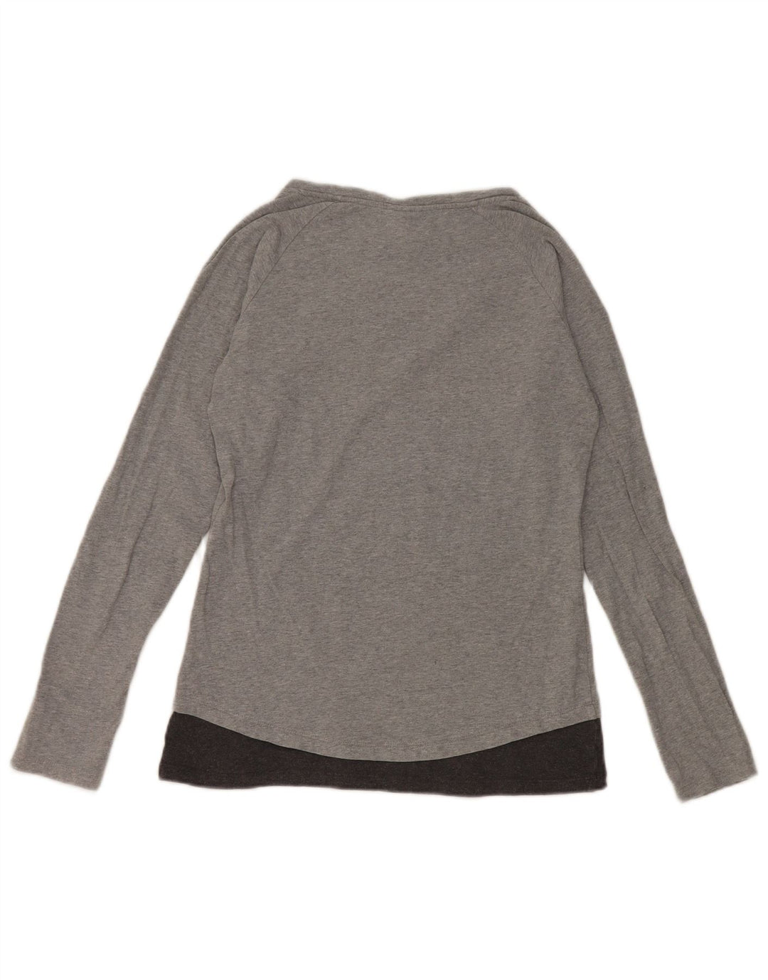 Champion pentru femei Heritage Fit Graphic Top cu mânecă lungă UK 12 Medium Gri