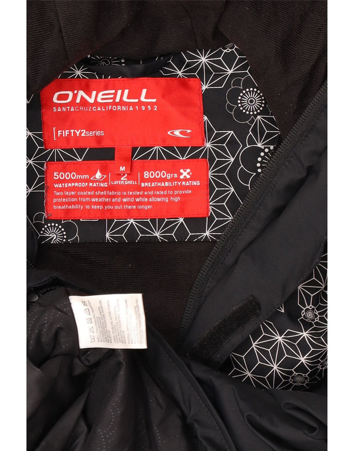 Jachetă de ploaie cu glugă pentru femei O'Neal UK 14 Medium Black Geometric Poliester