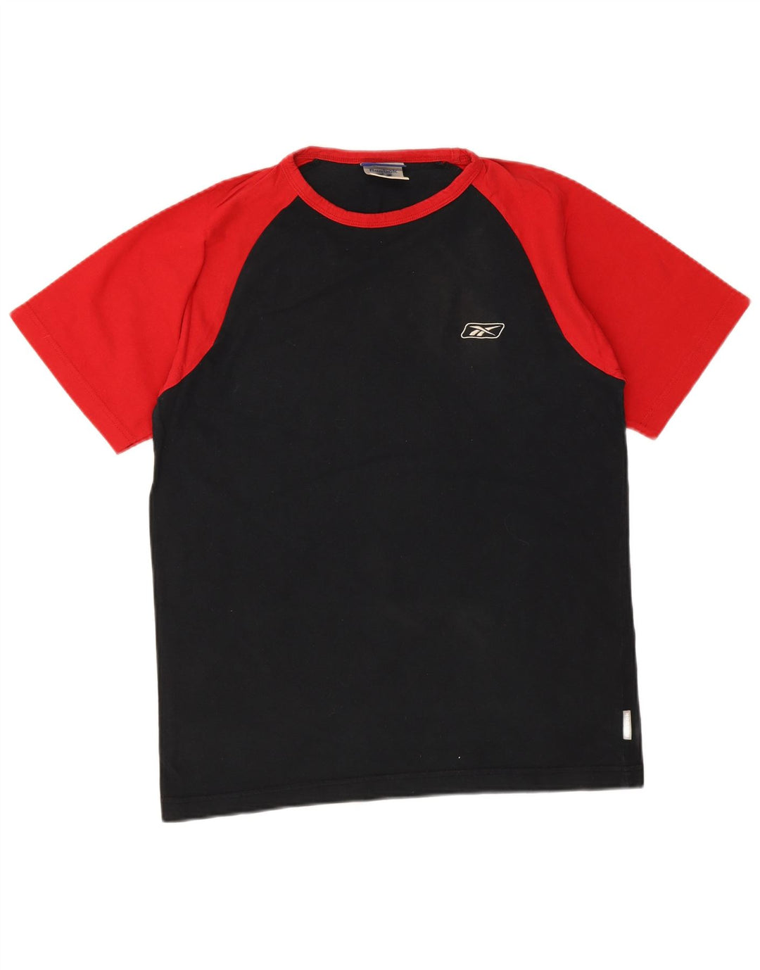 Tricou pentru bărbați Reebok Top mic, negru, colorblock, bumbac