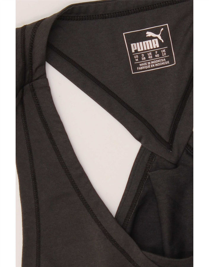 Vest Top pentru femei Puma UK 12 Medium Gri Poliester