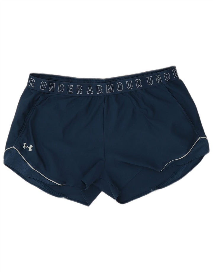 Pantaloni scurti sport grafic UNDER ARMOUR pentru femei UK 18 XL bleumarin