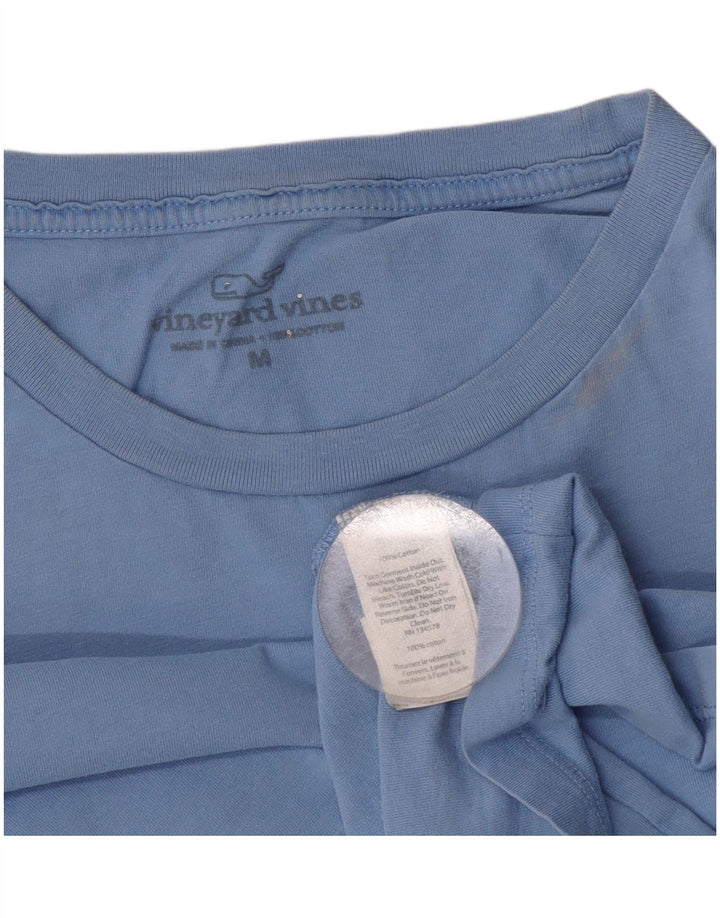 Vineyard Vines Tricou grafic pentru bărbați Top Bumbac albastru mediu