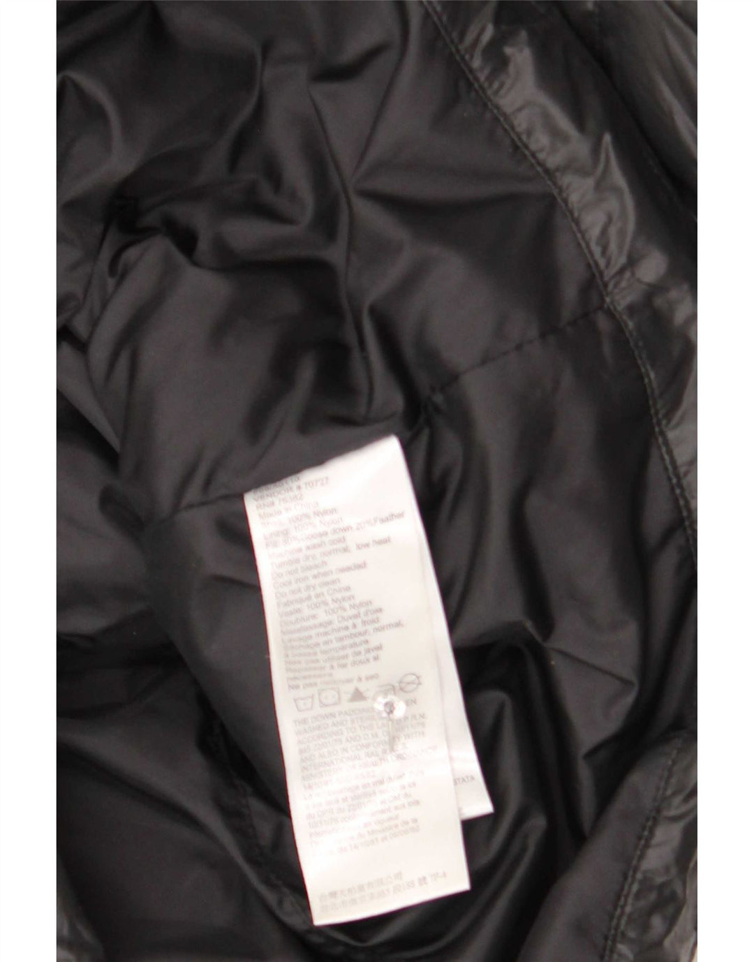 Jachetă căptușită cu glugă Timberland pentru femei UK 14 Medium Black Nylon