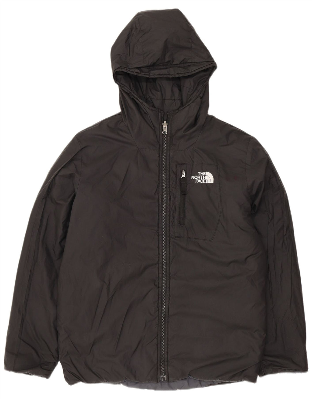 Jachetă căptușită pentru băieți The North Face 11-12 ani, mare, gri, colorblock