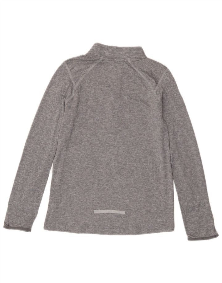 Trening Nike pentru băieți Dri Fit Pullover Top 10-11 ani, mediu gri, pete