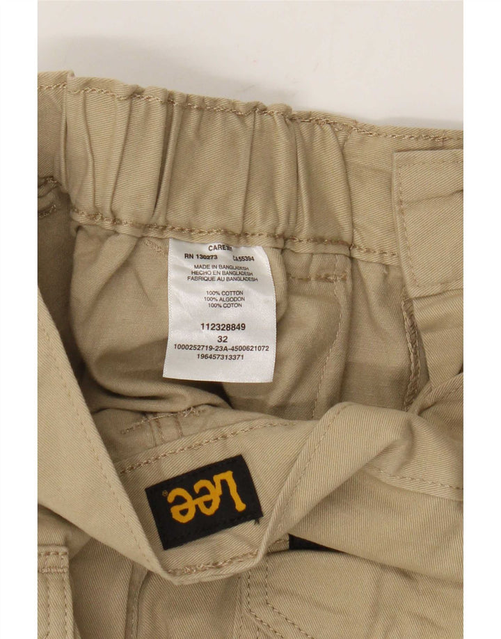 Pantaloni scurți cargo pentru bărbați Lee W32 bumbac mediu bej