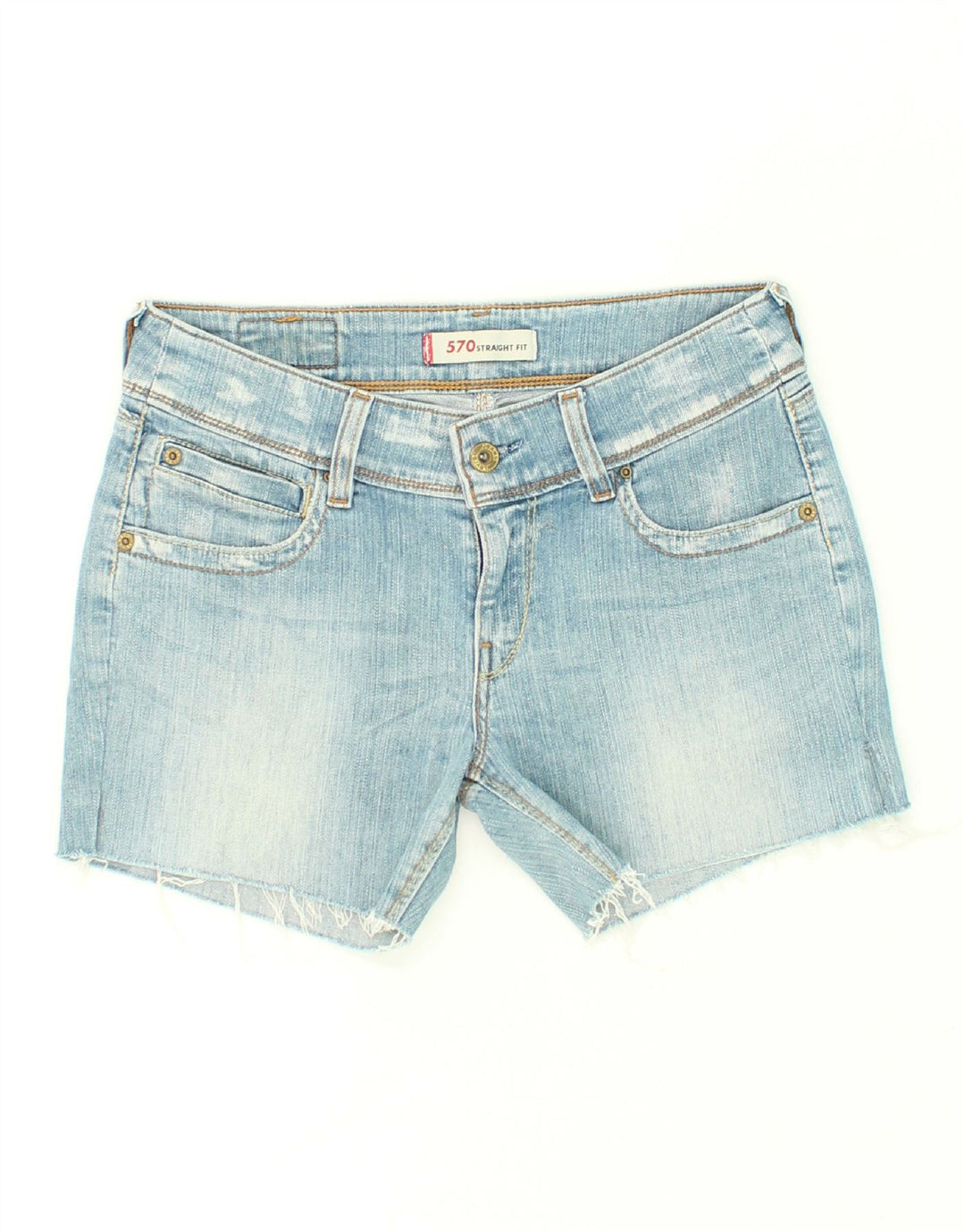 LEVI'S Womens Vintage Denim Shorts W28 Medium Blue Cotton Vintage Levi's and Second-Hand Levi's from Messina Hembry 