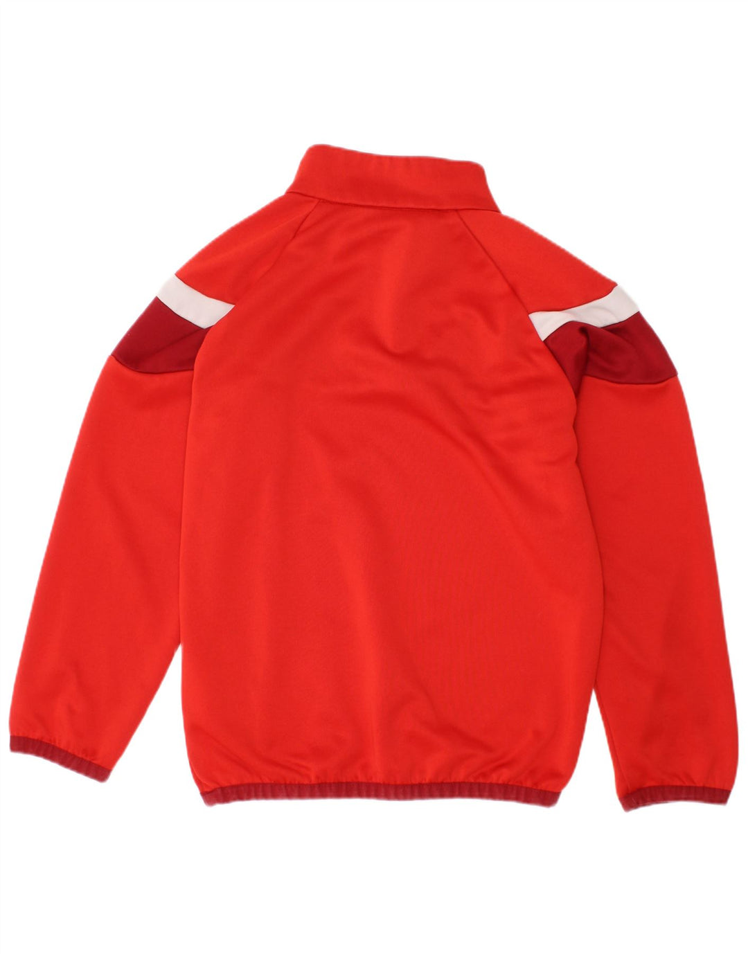 Trening Puma Boys Zip Neck Pullover Top 7-8 ani rosu colorblock