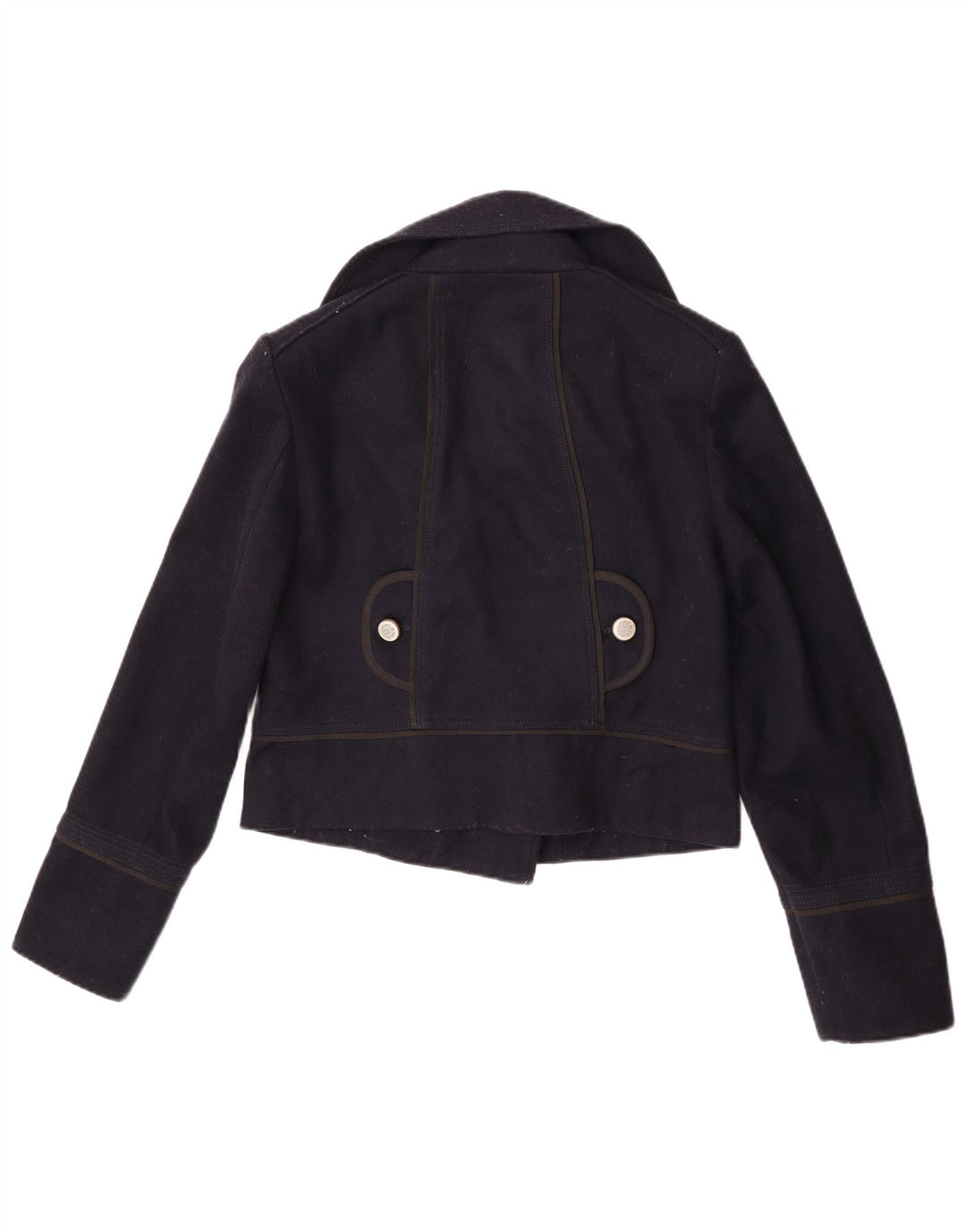 Palton scurt pentru femeie Zara UK 14, mare, bleumarin