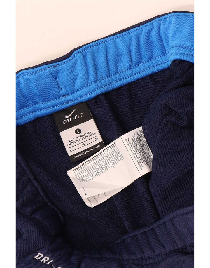 Pantaloni de trening Nike Dri Fit pentru bărbați, mari, albastru, poliester