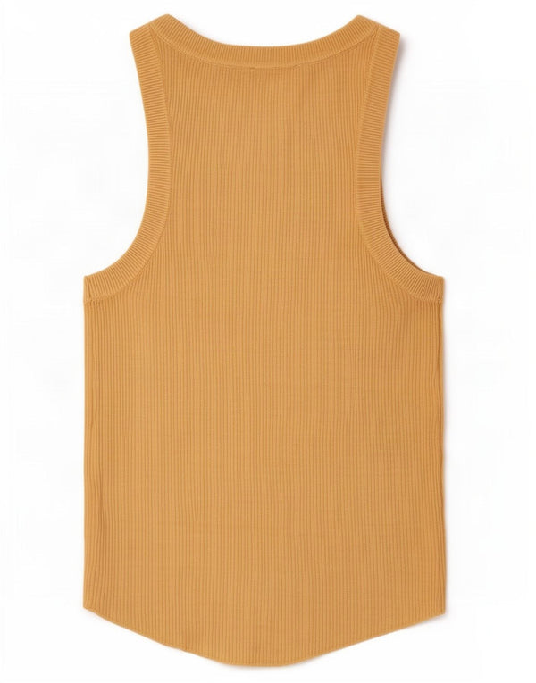 Vest Vest Top Femei Zara UK 12 Medium Brown Viscose