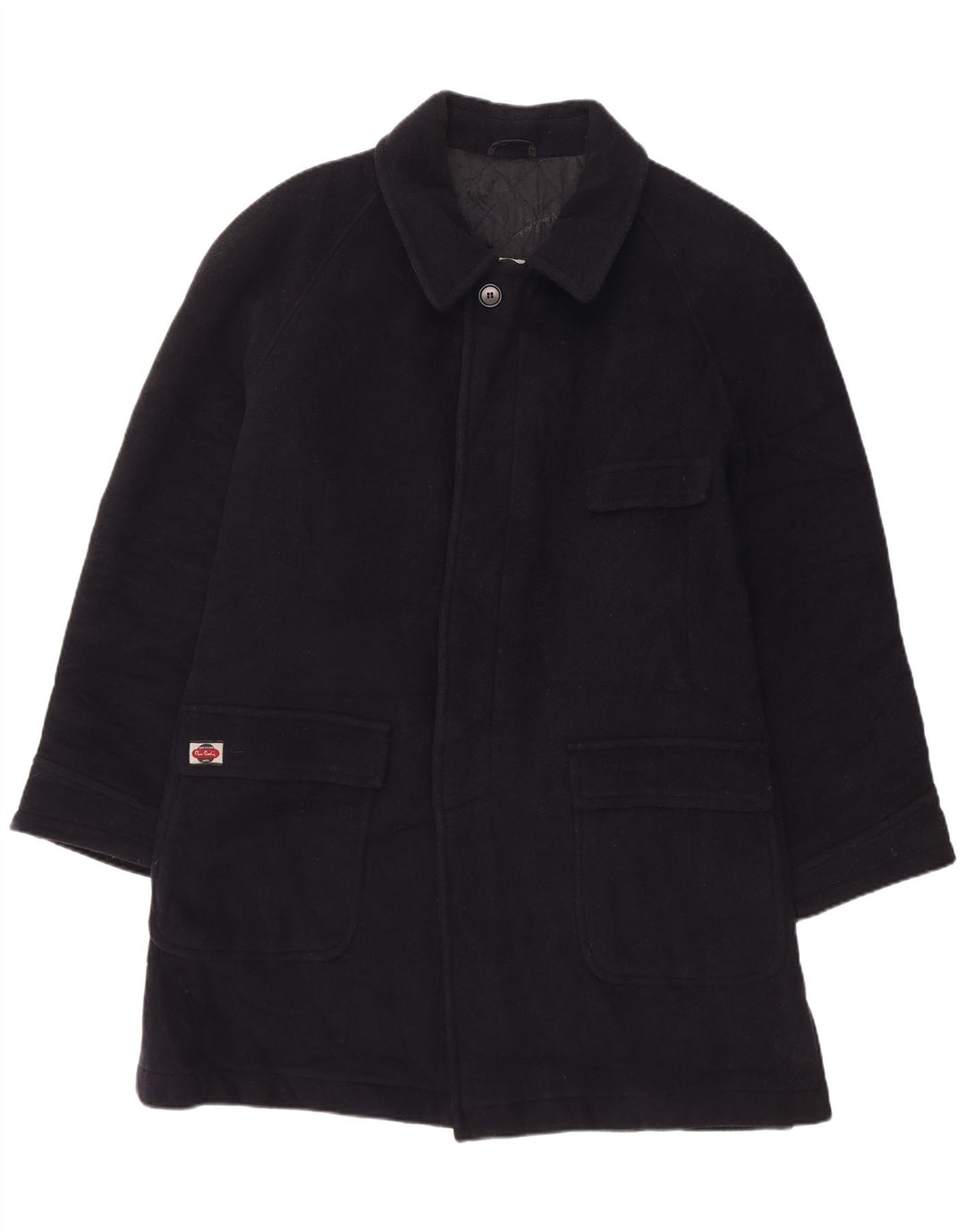 PIERRE CARDIN Pardesiu pentru bărbați UK 40 Mare Cașmir, albastru bleumarin