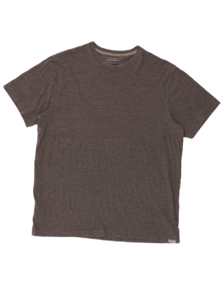Tricou pentru bărbați Eddie Bauer Top mare bumbac gri