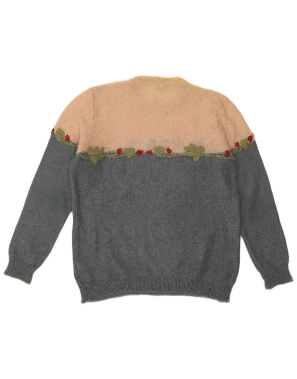 Pulover pentru damă Norma, cu decolteu rotund, cu grafică, IT 42 Medium Blue Colorblock