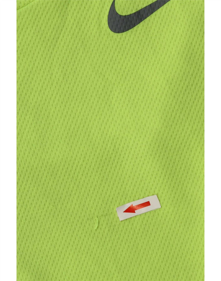 Nike Tricou pentru bărbați Dri Fit, top, culoare verde mediu, poliester
