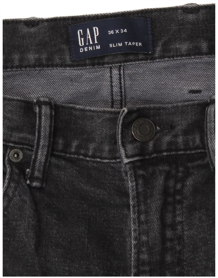 Blugi Gap pentru bărbați subțiri conici W36 L34 bumbac gri