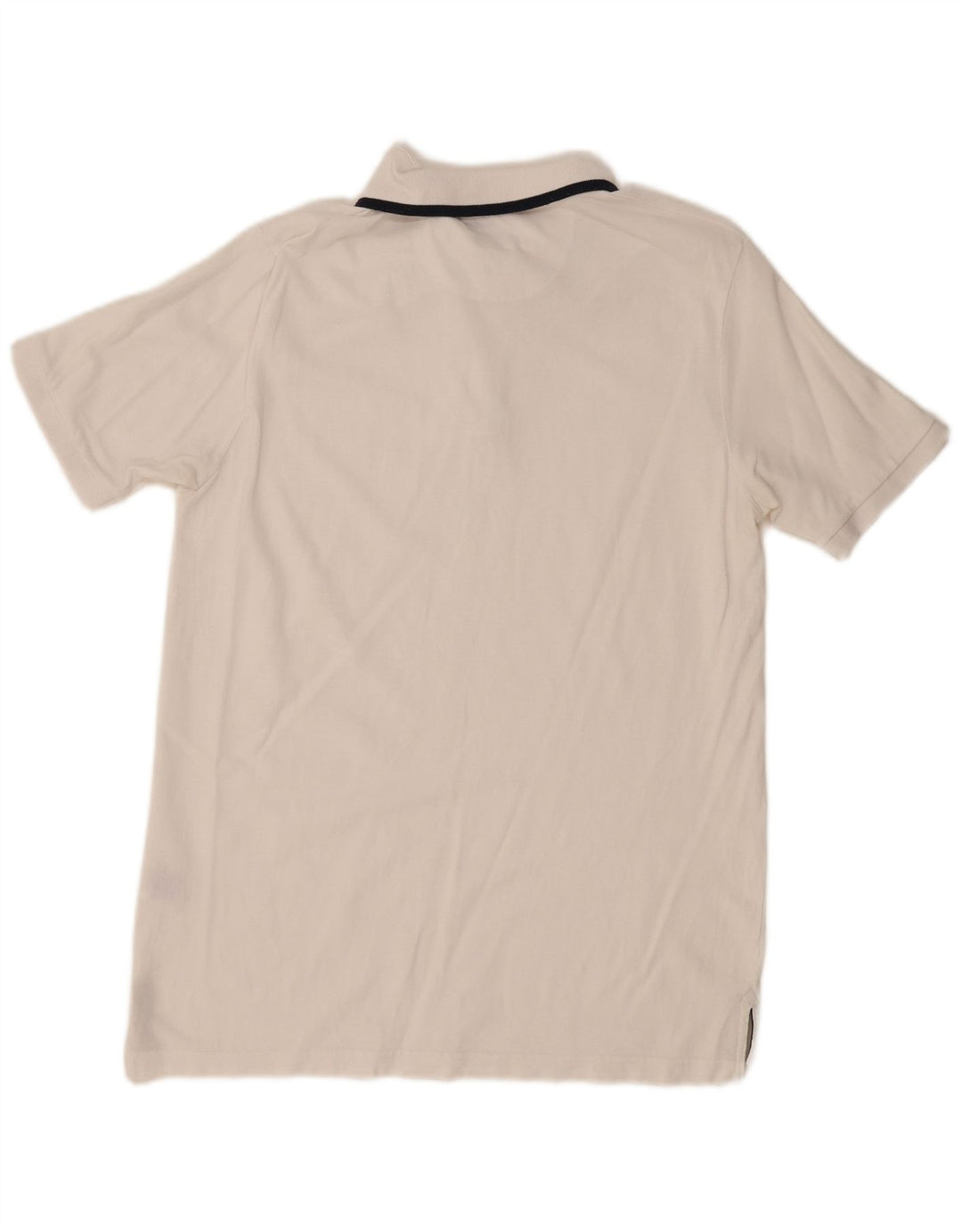 Tricou polo pentru bărbați Dack's, bumbac alb mare