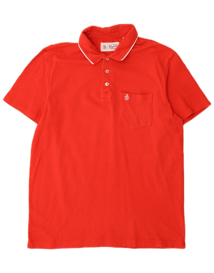 Tricou polo pentru bărbați Penguin, mare, roșu, bumbac