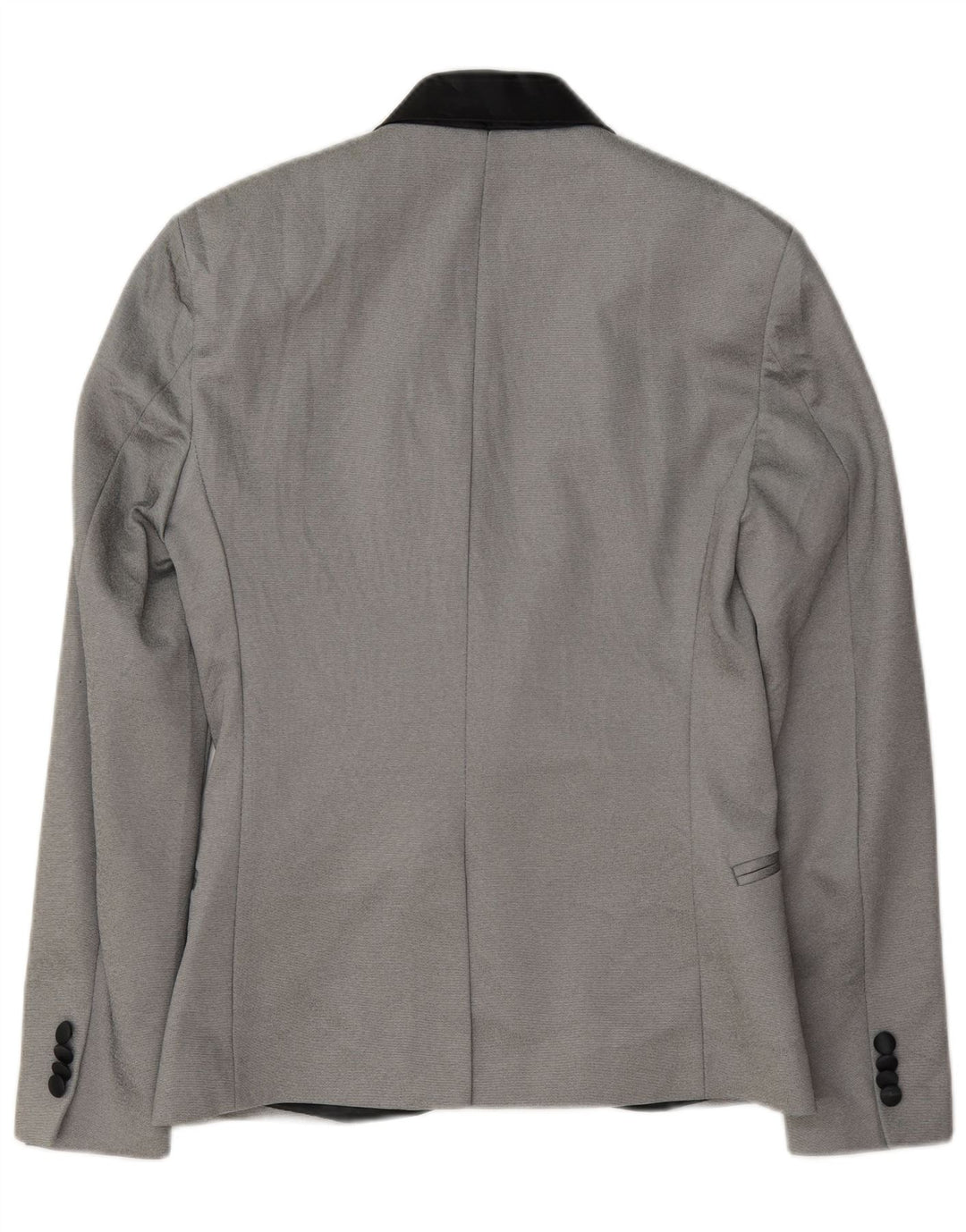 Jachetă blazer pentru bărbați Zara, cu 1 nasture, UK 36, poliester, gri mic