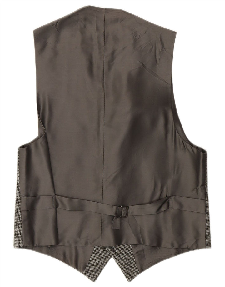 Vestă vintage pentru bărbați, gri mediu, picior de gală