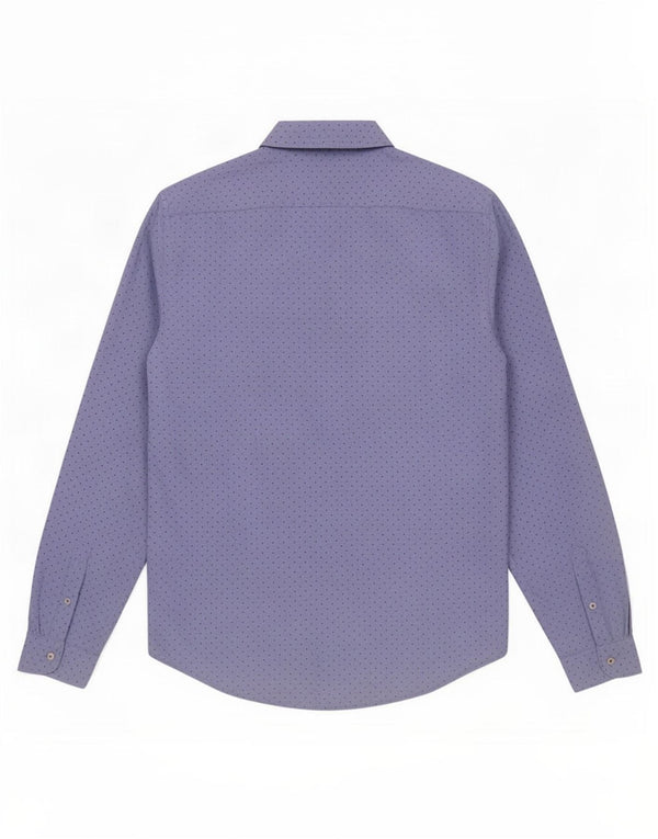 Cămașă pentru bărbați Zara Slim Fit Medium Blue Spotted