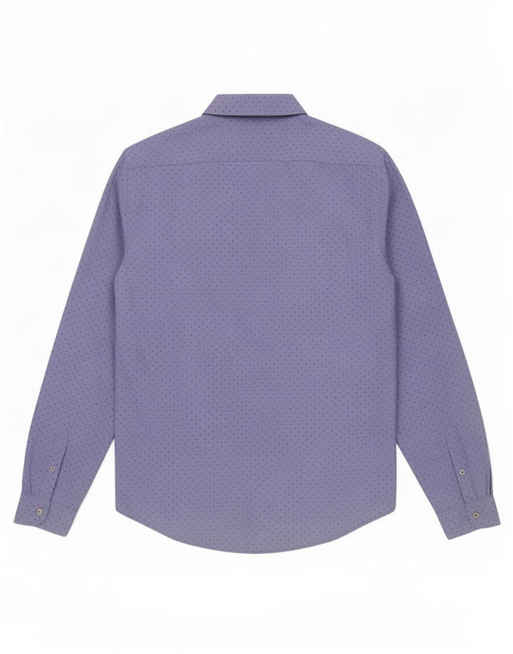 Cămașă pentru bărbați Zara Slim Fit Medium Blue Spotted