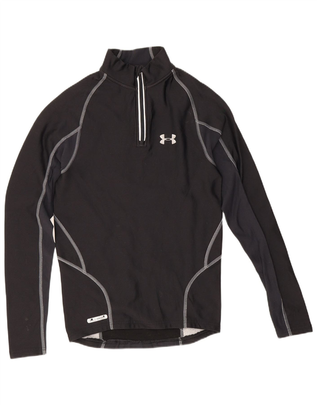 Top de trening Under Armour Cold Gear Graphic Pulover pentru bărbați, mediu negru