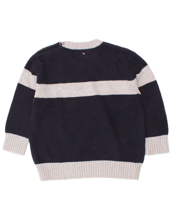 Pulover cu decolteu în V Tommy Hilfiger pentru copii, 18-24 luni, bleumarin