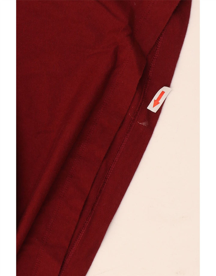 Tricou pentru bărbați Nike Top mic din bumbac burgundă