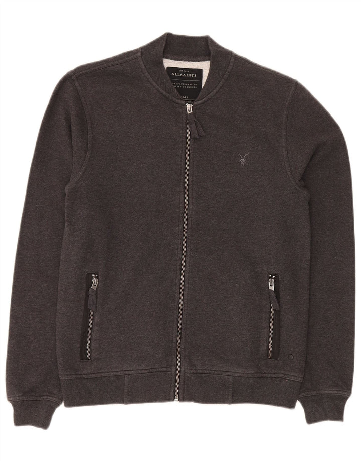 All Saints Trening pentru bărbați Jachetă de top din bumbac gri mic