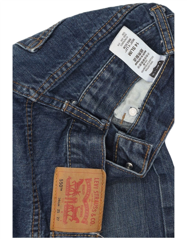 Blugi drepti LEVI'S 550, relaxed fit, 13-14 ani, W25 L27, albastru